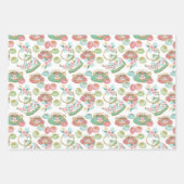 Tea Time Pattern Geschenkpapier Set (Vorderseite)