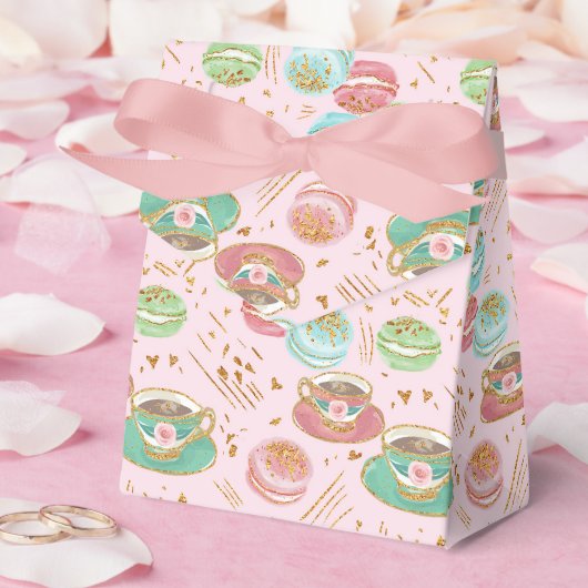 Tea Time Pattern Geschenkschachtel (Hochzeit)