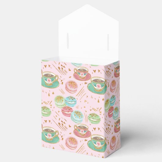 Tea Time Pattern Geschenkschachtel (Geöffnet)