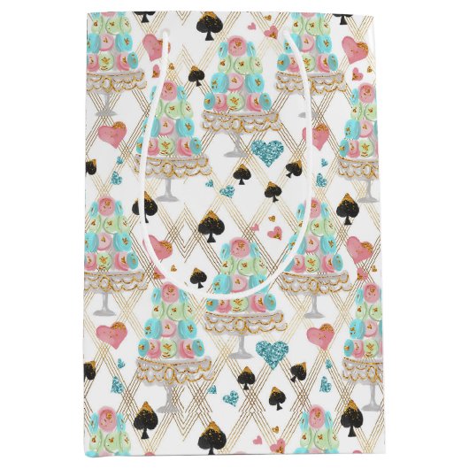 Tea Time Pattern Mittlere Geschenktüte (Vorderseite)