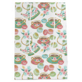 Tea Time Pattern Mittlere Geschenktüte (Rückseite)