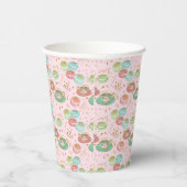 Tea Time Pattern Pappbecher (Rechts)