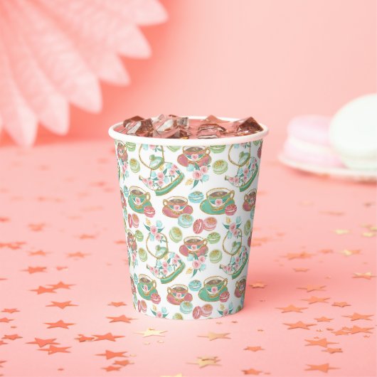 Tea Time Pattern Pappbecher (Insitu)