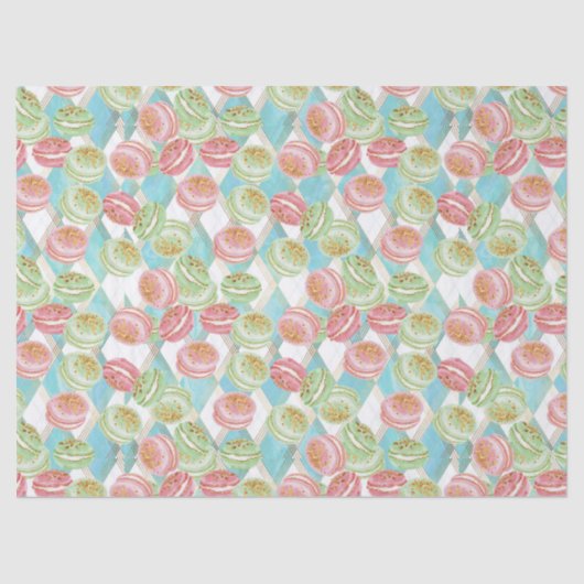 Tea Time Pattern Seidenpapier (Vorderseite)