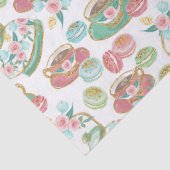 Tea Time Pattern Seidenpapier (Detail)