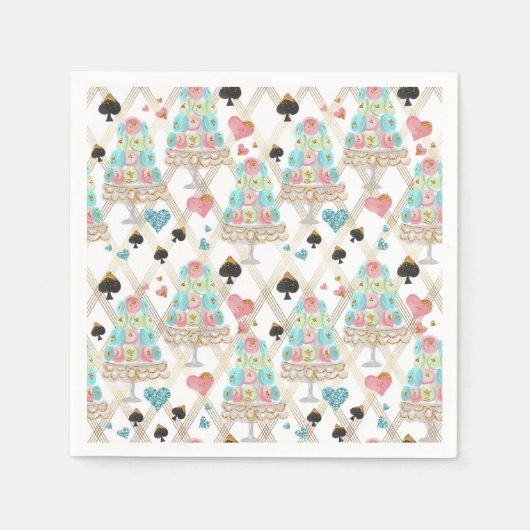 Tea Time Pattern Serviette (Vorderseite)