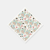 Tea Time Pattern Serviette (Ecke)