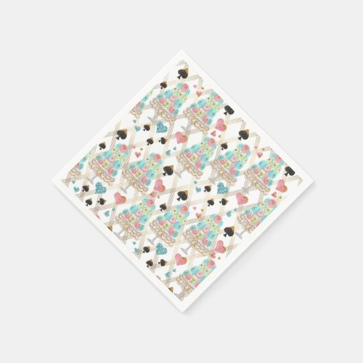 Tea Time Pattern Serviette (Ecke)