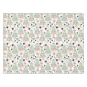 Tea Time Pattern Tischdecke (Vorderseite (Horizontal))