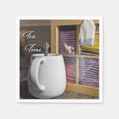 Tea Time Picture Paper Napkin Serviette (Vorderseite)