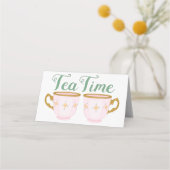 Tea Time Platzkarte (Vorderseite)