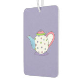 Tea Time Polka Dot Teapot Tea Party Teaparty Autolufterfrischer (Links)