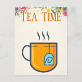Tea Time Postcard Postkarte (Vorderseite)