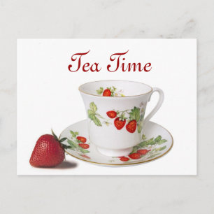 Tea Time Postcard Postkarte
