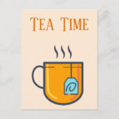 Tea Time Postcard Postkarte (Vorderseite)