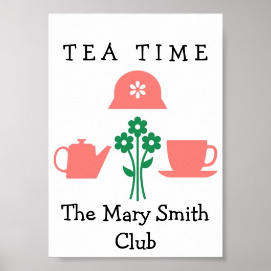 Tea Time Poster (Vorne)
