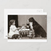 Tea Time Postkarte (Vorne/Hinten)