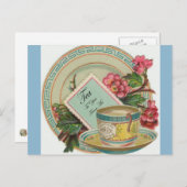 Tea Time Postkarte (Vorne/Hinten)