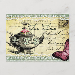 Tea Time Postkarte