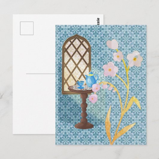 Tea Time Postkarte (Vorne/Hinten)