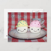 Tea Time Postkarte (Vorne/Hinten)