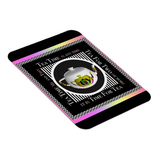 Tea Time  Refrigerator  Magnet (Rechte Seite)