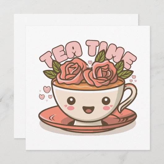 Tea Time Rose Tea Kawaii (Vorne/Hinten)
