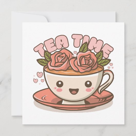 Tea Time Rose Tea Kawaii (Vorderseite)