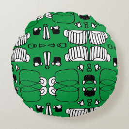 Tea Time Rundes Kissen