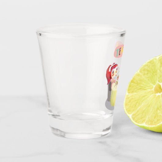 Tea Time Schnapsglas (Links)