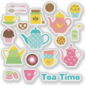 Tea Time Sticker Sheet (Vorderseite)
