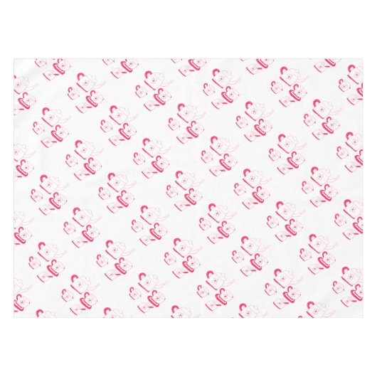 Tea Time Tablecloth Tischdecke (Vorderseite (Horizontal))