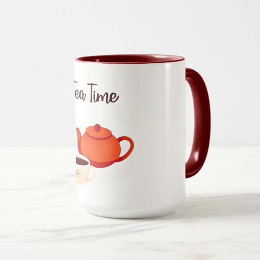 Tea Time Tasse (VorderseiteRechts)