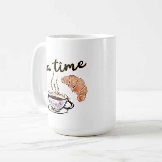 Tea-Time Tasse, Tee-Party Geschenk, Tee-Party vers Kaffeetasse (Vorderseite Links)