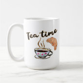 Tea-Time Tasse, Tee-Party Geschenk, Tee-Party vers Kaffeetasse (Links)