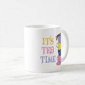 Tea Time - Tea Lover Kaffeetasse (VorderseiteRechts)