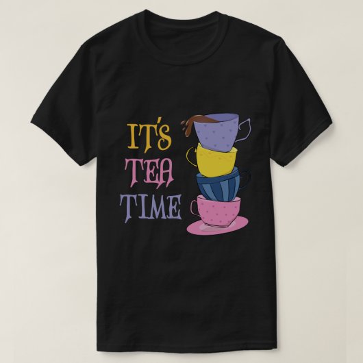 Tea Time - Tea Lover T-Shirt (Design vorne)