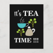 Tea Time Tea Lover Tea Cup Postkarte (Vorderseite)