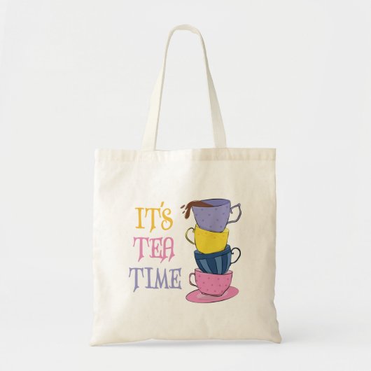 Tea Time - Tea Lover Tragetasche (Vorne)