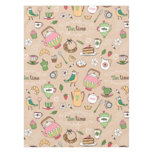 Tea Time Tischdecke (Vorderseite)