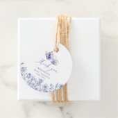 Tea Time Toile Themse Baby Dusche Geschenkanhänger (Beispiel)