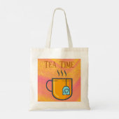 Tea Time Tote Bag Tragetasche (Rückseite)