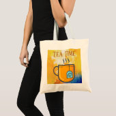 Tea Time Tote Bag Tragetasche (Vorderseite (Produkt))