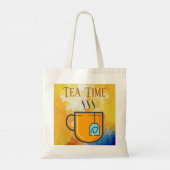 Tea Time Tote Bag Tragetasche (Rückseite)