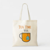 Tea Time Tote Bag Tragetasche (Rückseite)