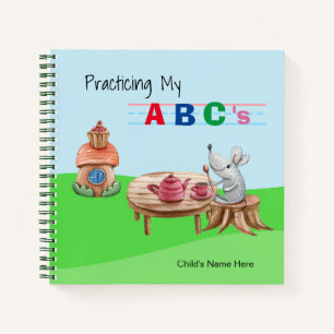 Tea Time und A B C's Spiral Notebook Notizblock