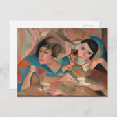 Tea Time von Alice Bailly Postkarte (Vorne/Hinten)