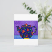 Tea Time von Piliero Postkarte (Stehend Vorderseite)