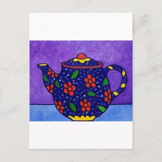 Tea Time von Piliero Postkarte (Vorderseite)