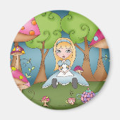 Tea Time with Alice - Magnet (Vorne)